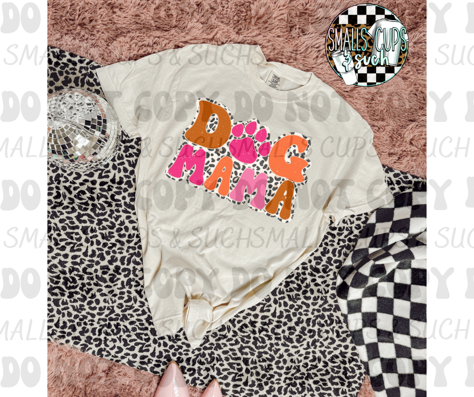 Dog Mama Pinks and Orange