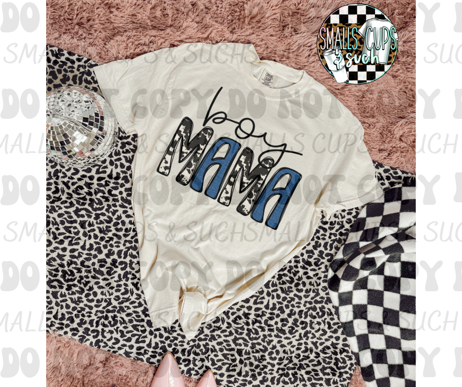 Boy Mama Cow / Jean Print