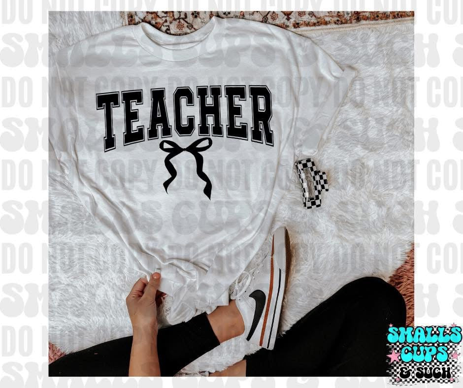 Teacher Black Bow