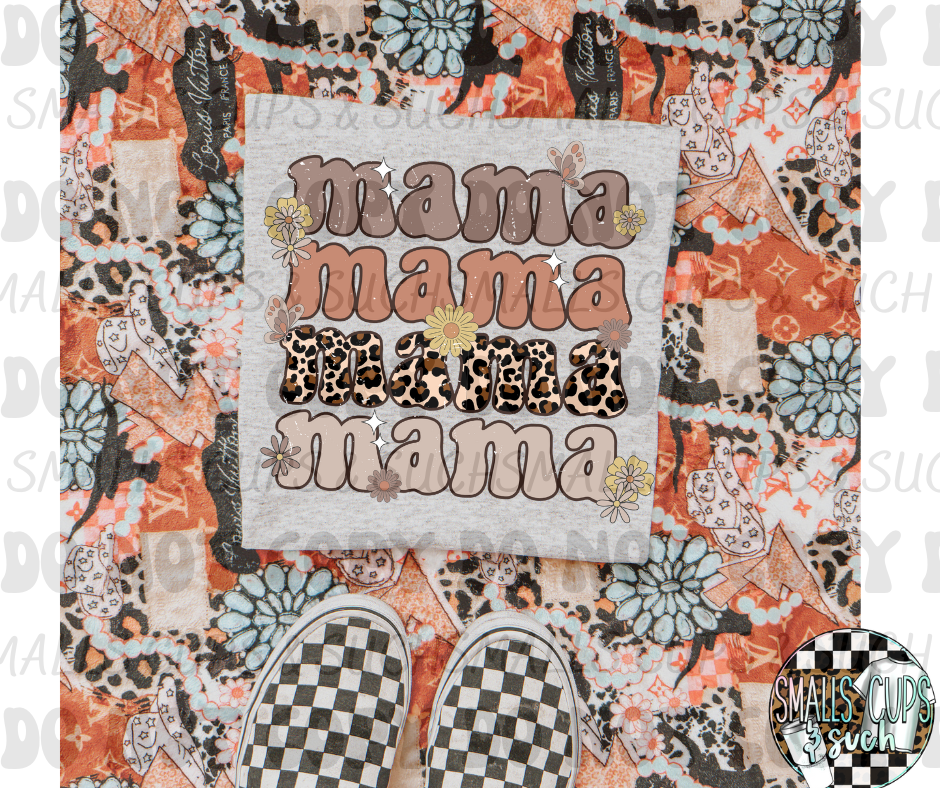 Mama x 4 brown