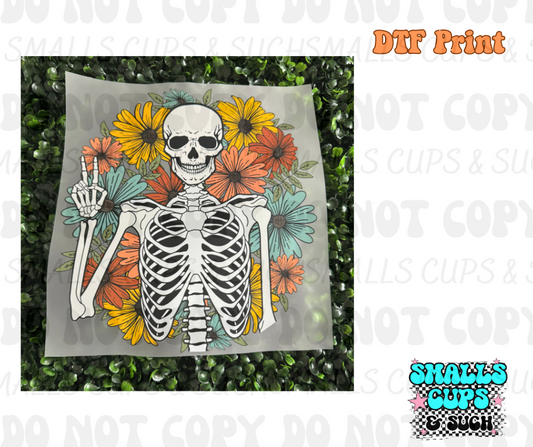 Skull Peace DTF Print