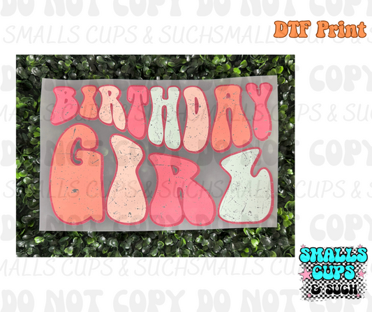 Birthday Girl DTF Print