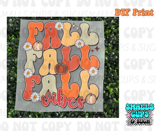 Fall x3 Vibes DTF Print